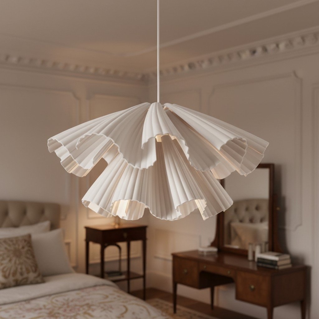 Elora Plastic Pendant Lamp - Lightweight Modern Design for Bedrooms or Living Rooms T801
