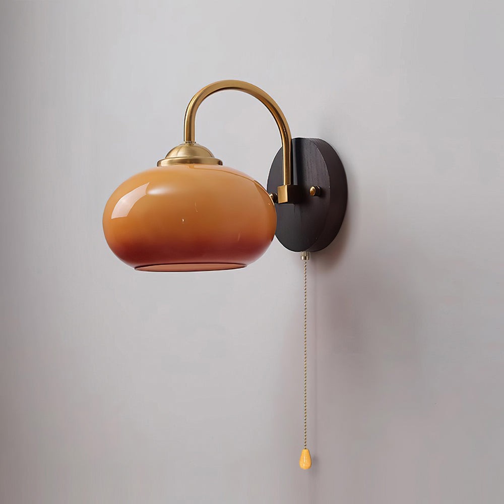 Cream Style Persimmon Wall Lamp P046