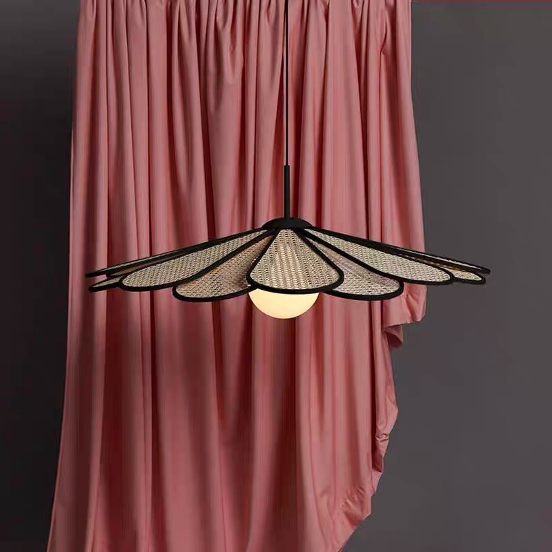 Wabi-sabi Rattan Pendant Light