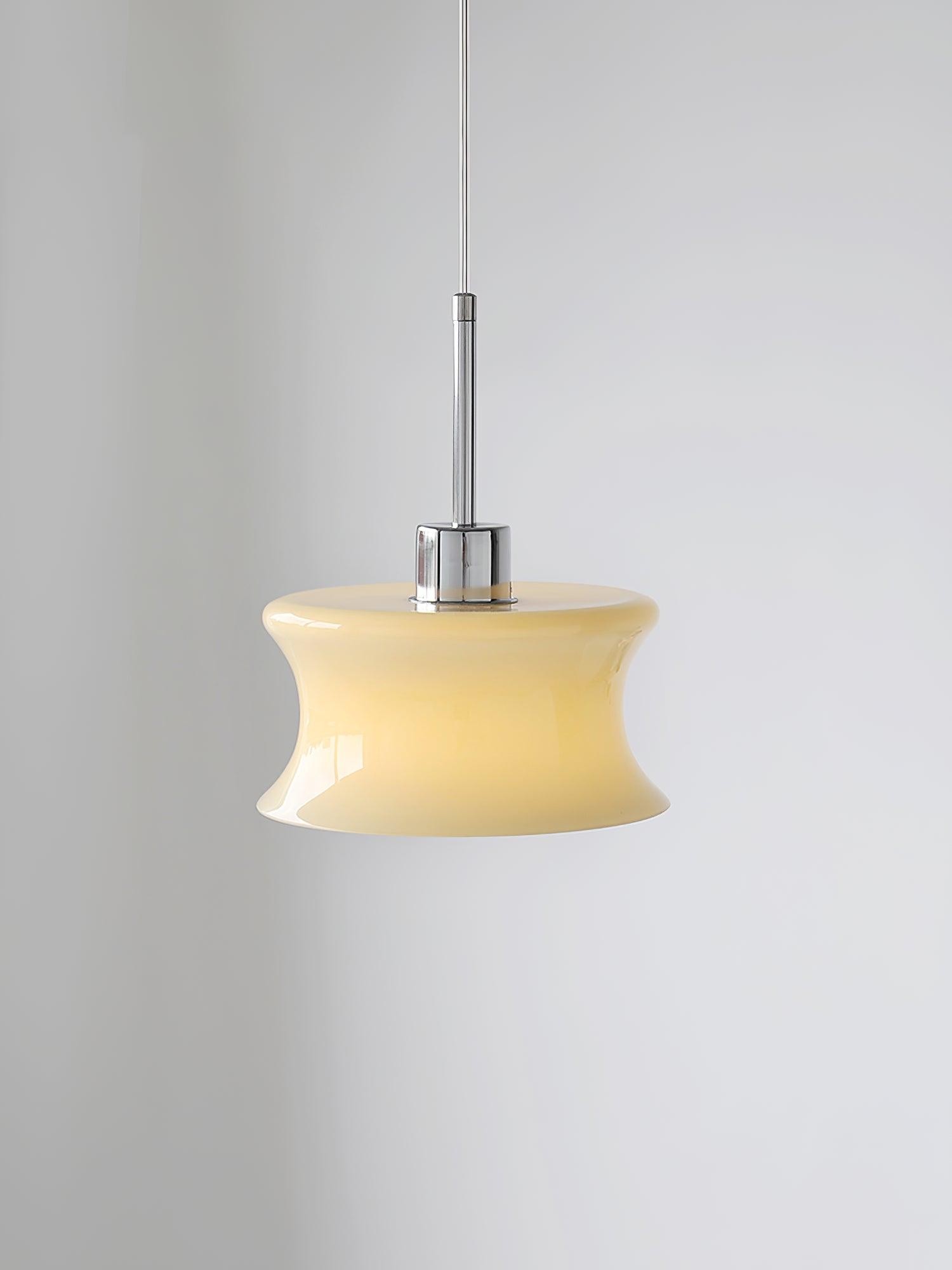 French Vintage Glass Window Pendant Lamp M392
