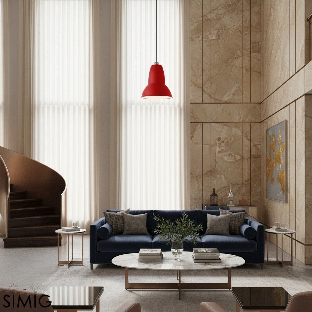 Modryx Simple Metal Hanging Lamp - Timeless Light for Home T548