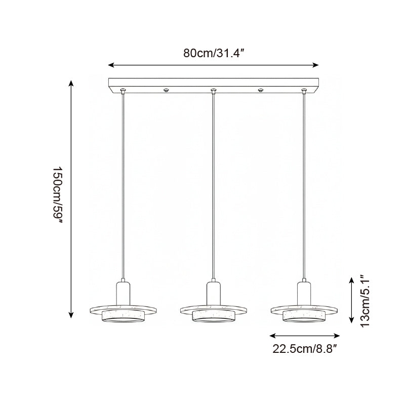 Ethereal Pendant Lamp T1453