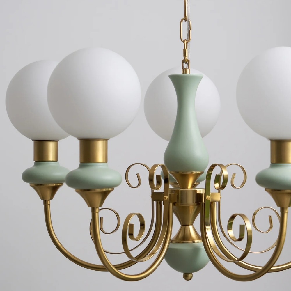 Modern Chandelier with Graceful Silhouette for Ambient Light S219