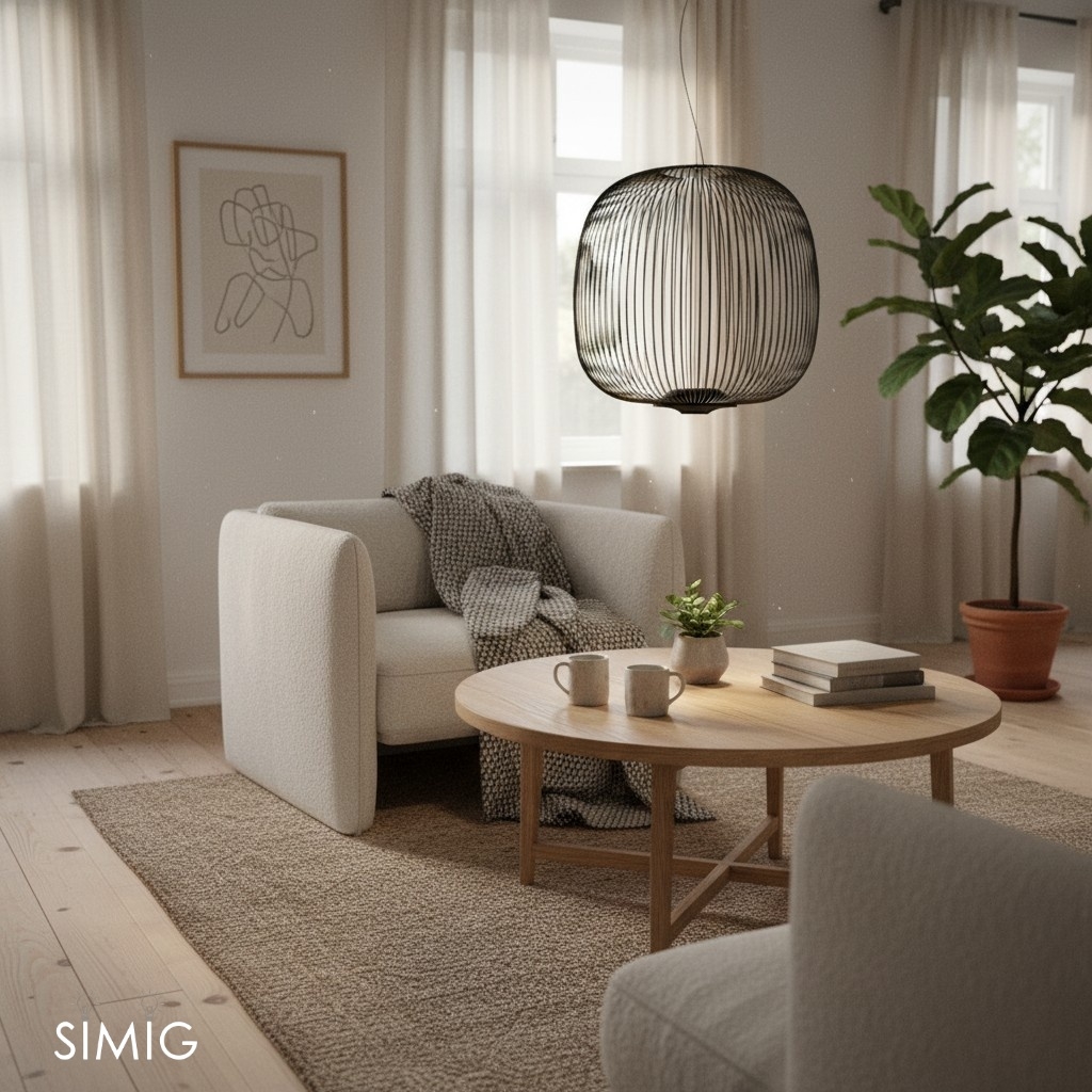 Radiloop Pendant Light - Minimalist Designer Lamp for Dining Area