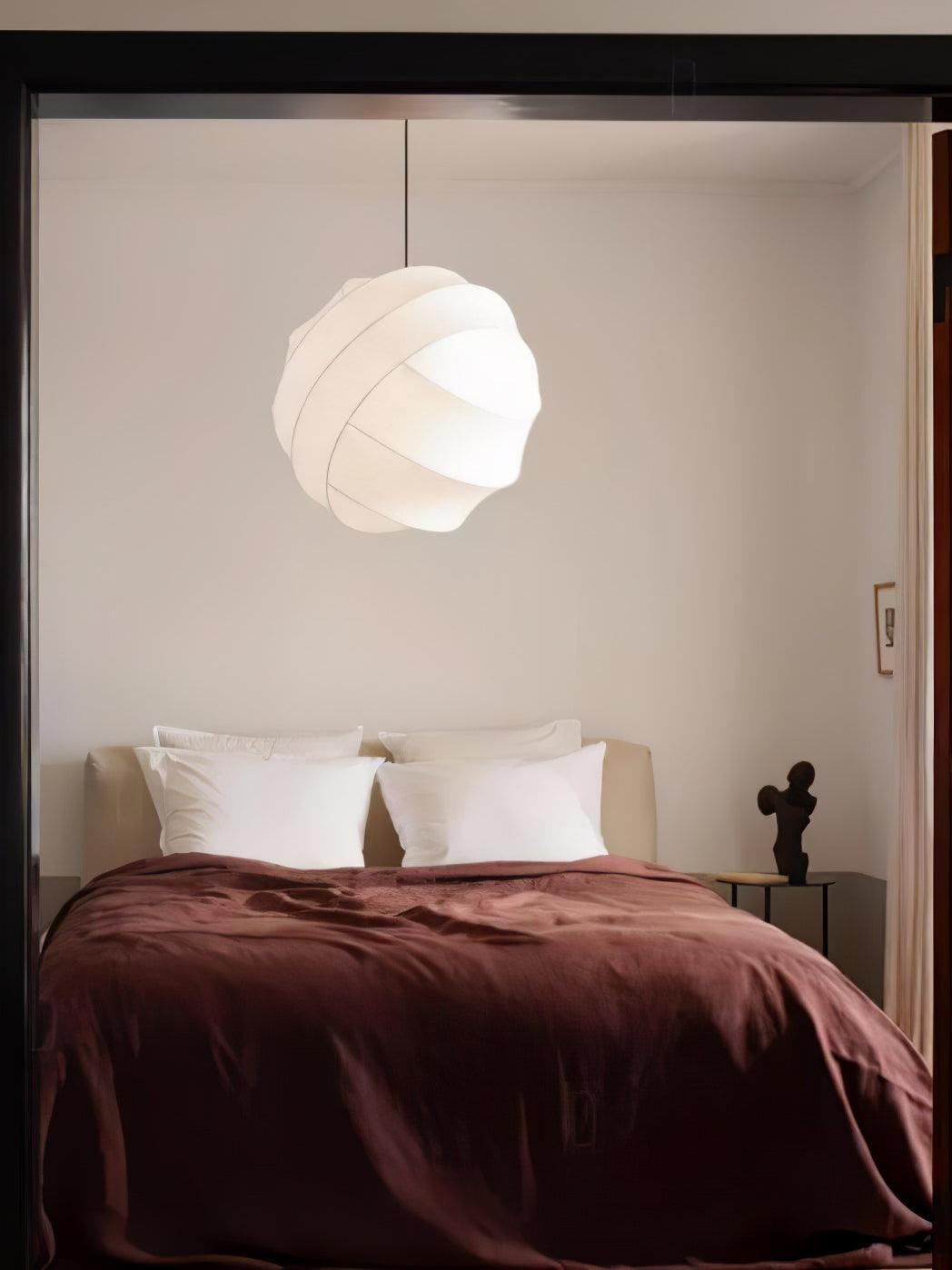 Wabi-Sabi Style Fiber Cocoon Pendant Lamp M400