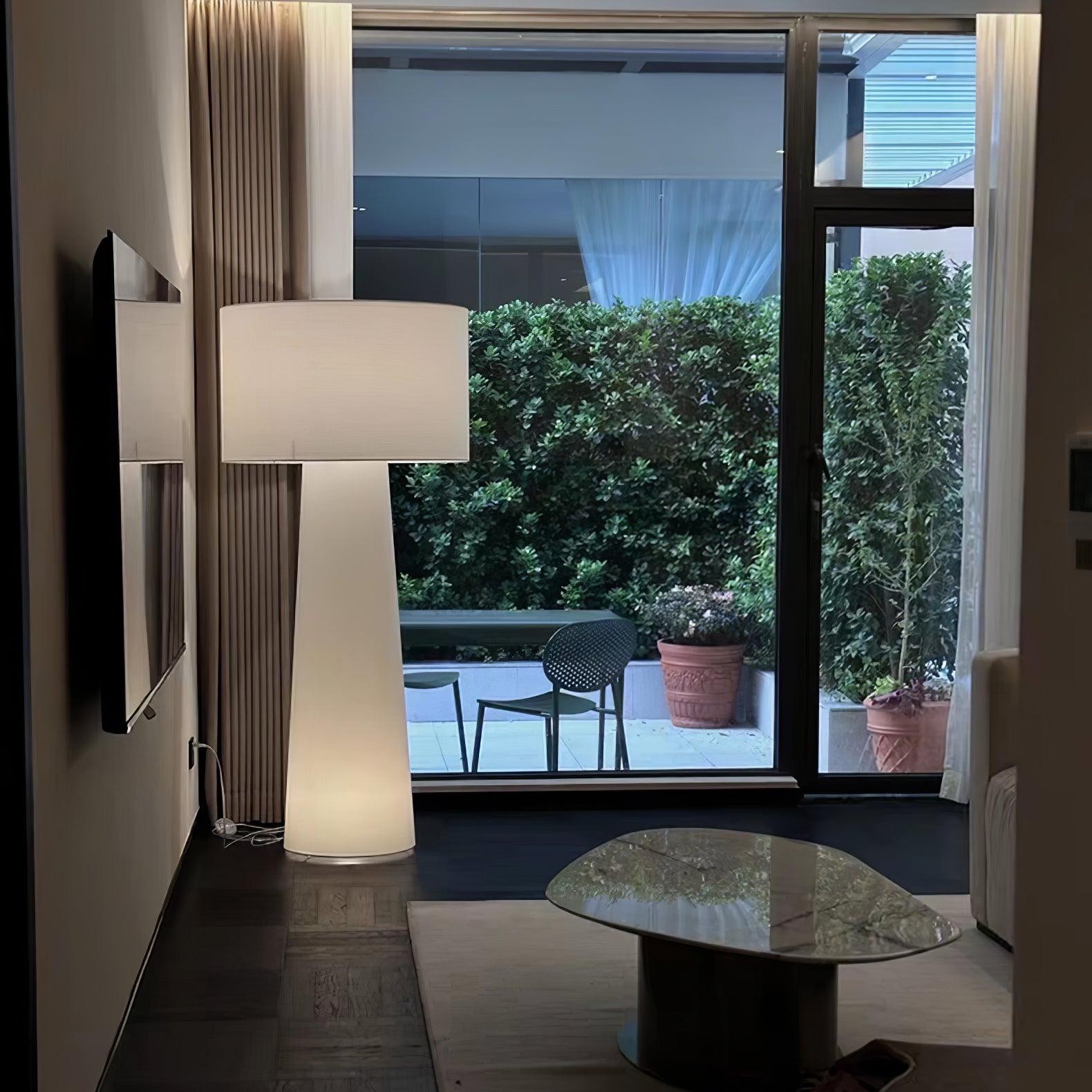 Column Fabric Floor Lamp Suitable For Living Room M561