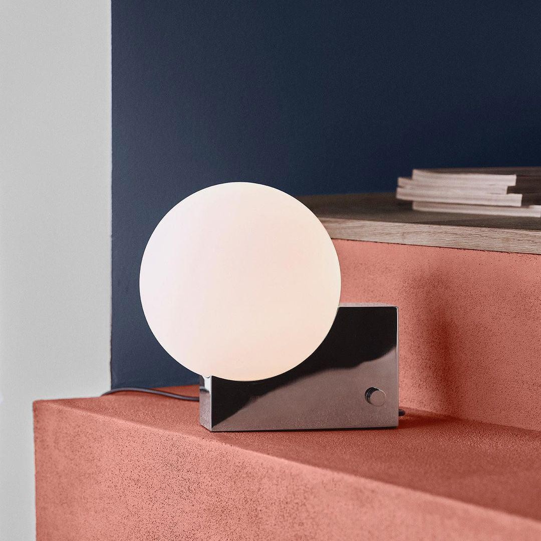 Geometric Lamp Base Glass Globe Table Lamp M362