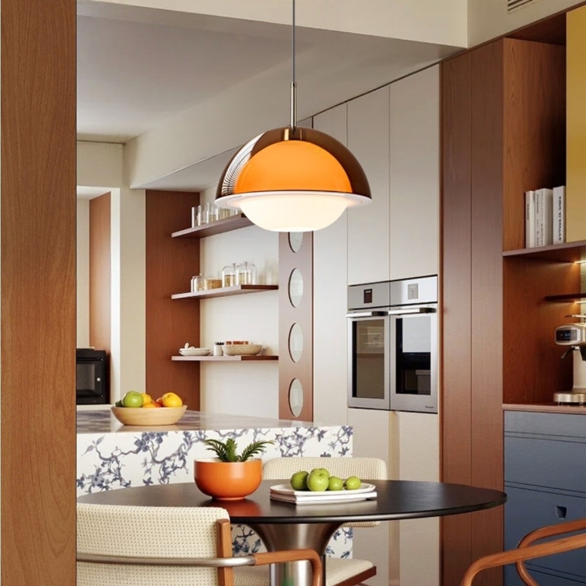 Sunset Inspired Acrylic Pendant Lamp – Warm & 3-Color Options S255