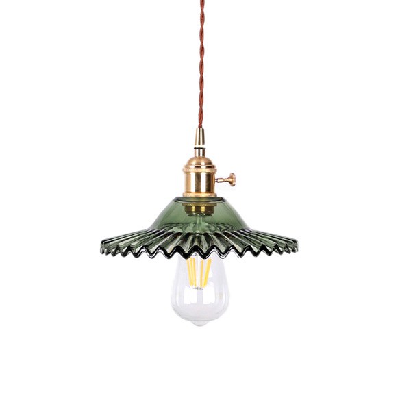 Exotic Vintage Glass Pendant Light