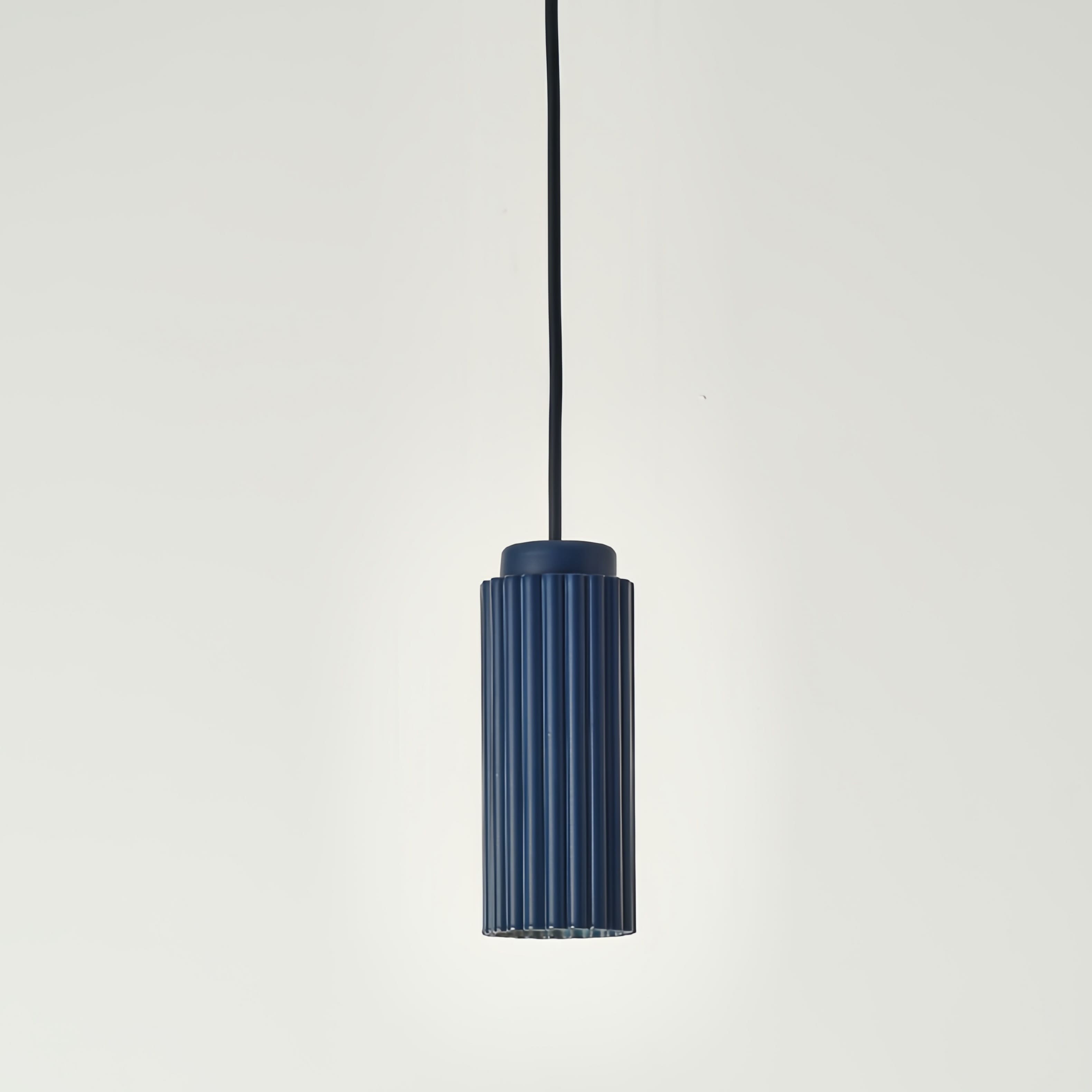 Nordic Cylinder Pendant Light – Textured Minimalist Ambient Lighting S238