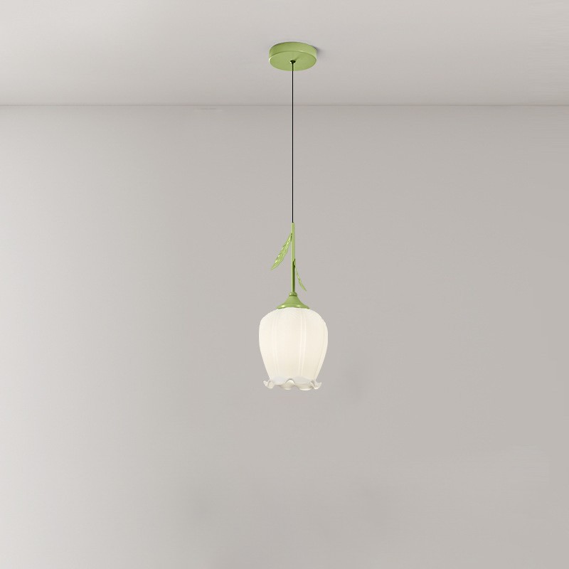 Nordic Flower Bud Glass Pendant Light S89