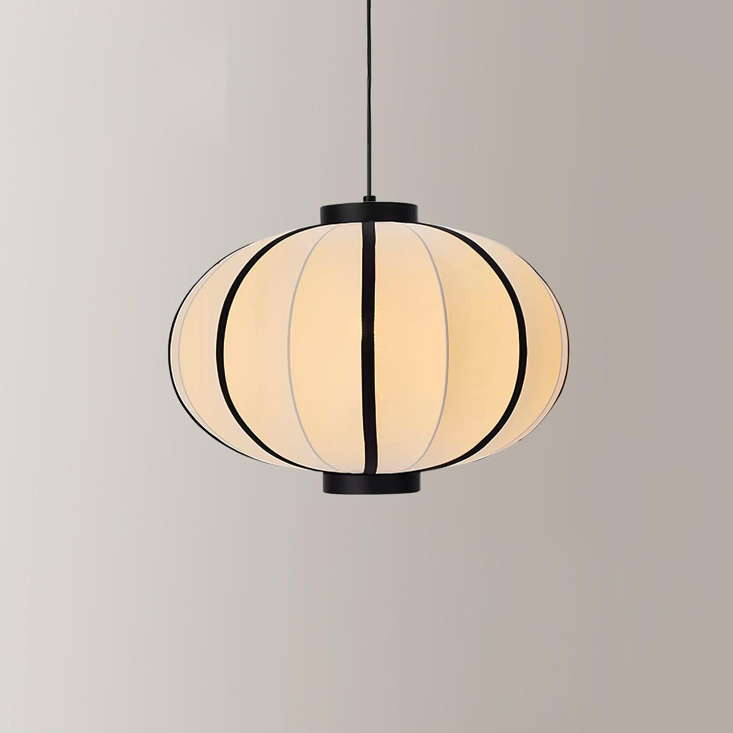 Minimalist Black and White Lantern Pendant Lamp M118