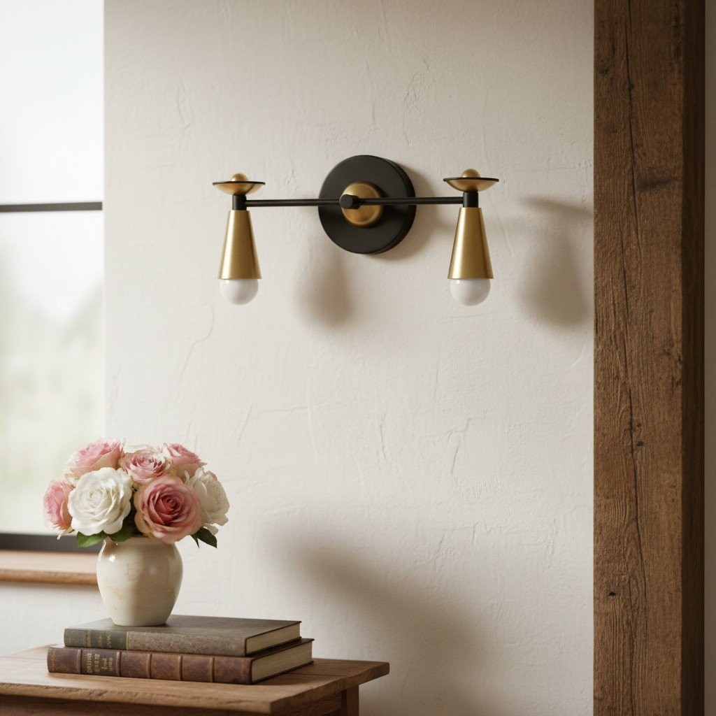 Pyralis Cone Modern Art Deco Lighting - Vintage Style Vanity Sconce Light T302