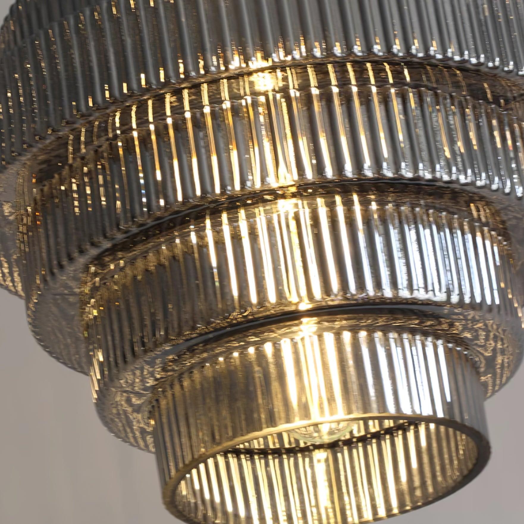 Modern Creative Pleated Design Glass Pendant Lamp M48