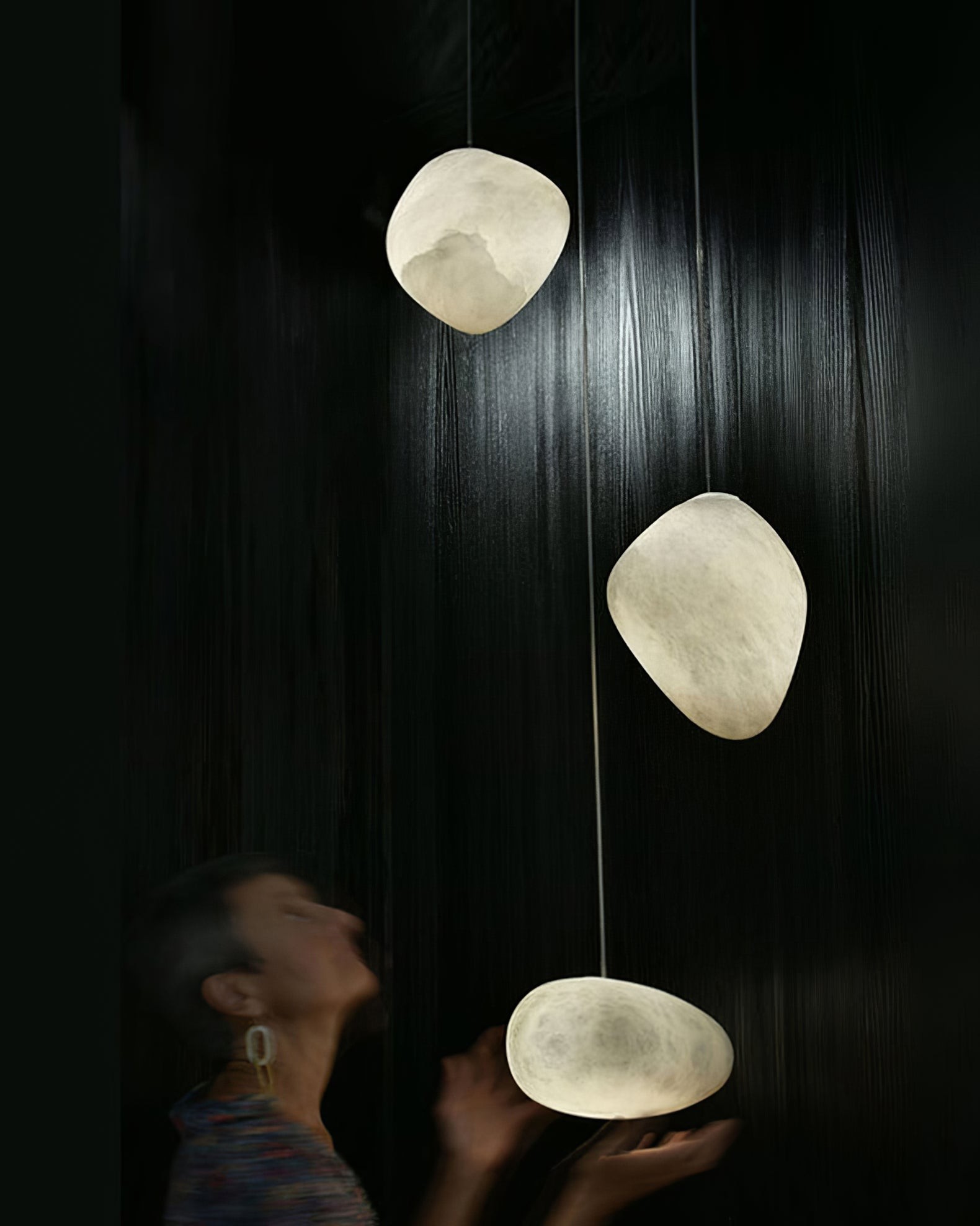Pebbles Alabaster Pendant Lamp M334