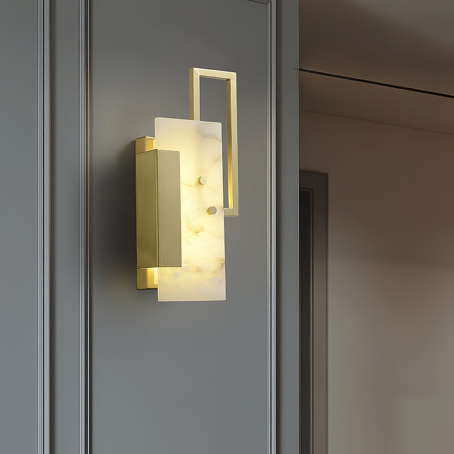 Althea Alabaster Wall Sconce T1620