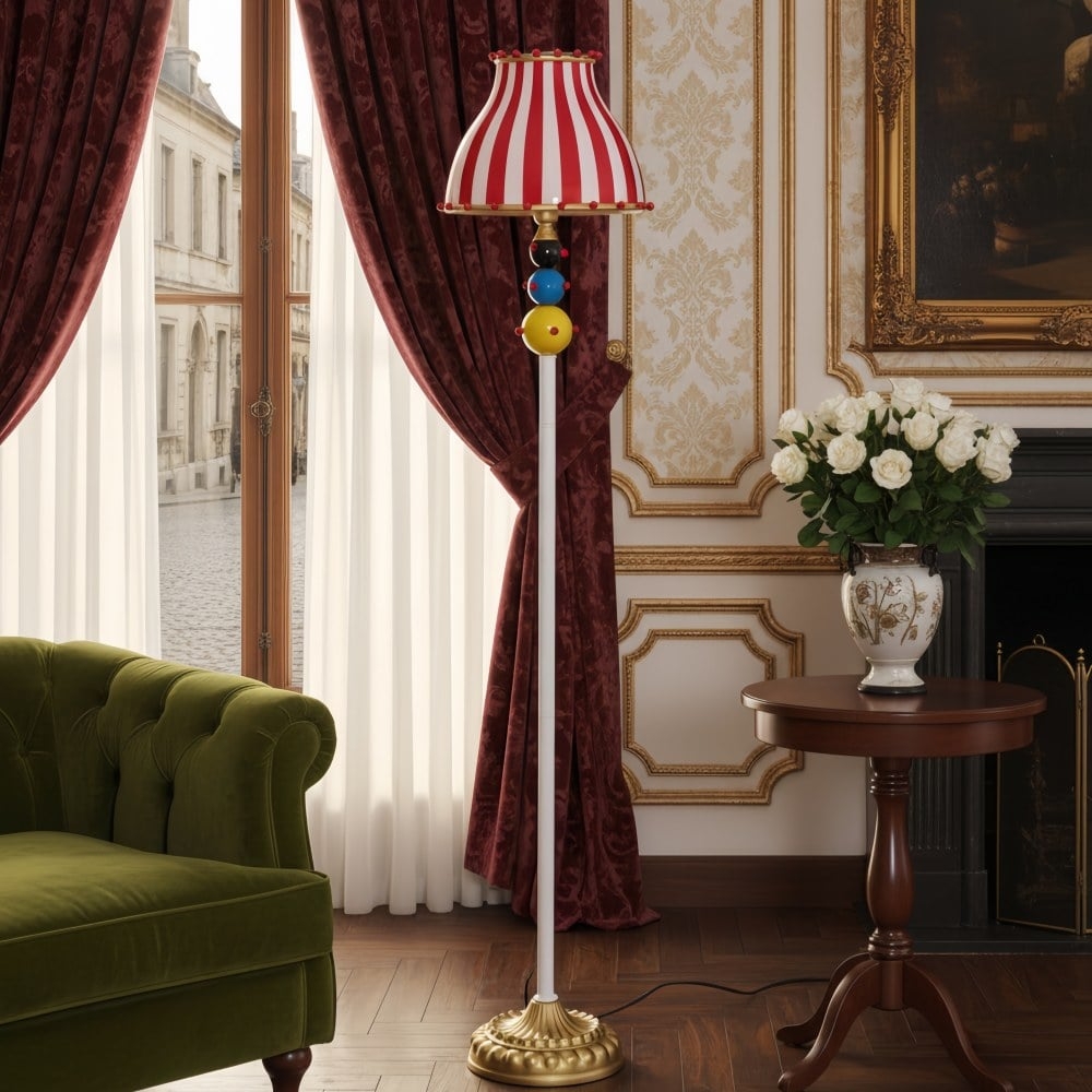 Festilo Circus Sculptural Glass Floor Lamp - Modern Arched Design for Living Room T511
