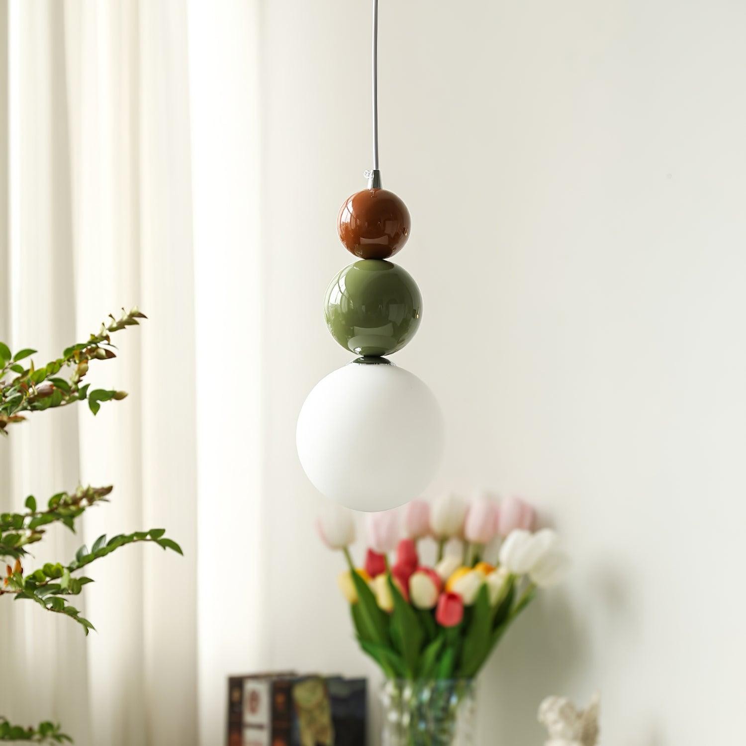 Nordic Cream Modern Simple Dot Pendant Lamp M285
