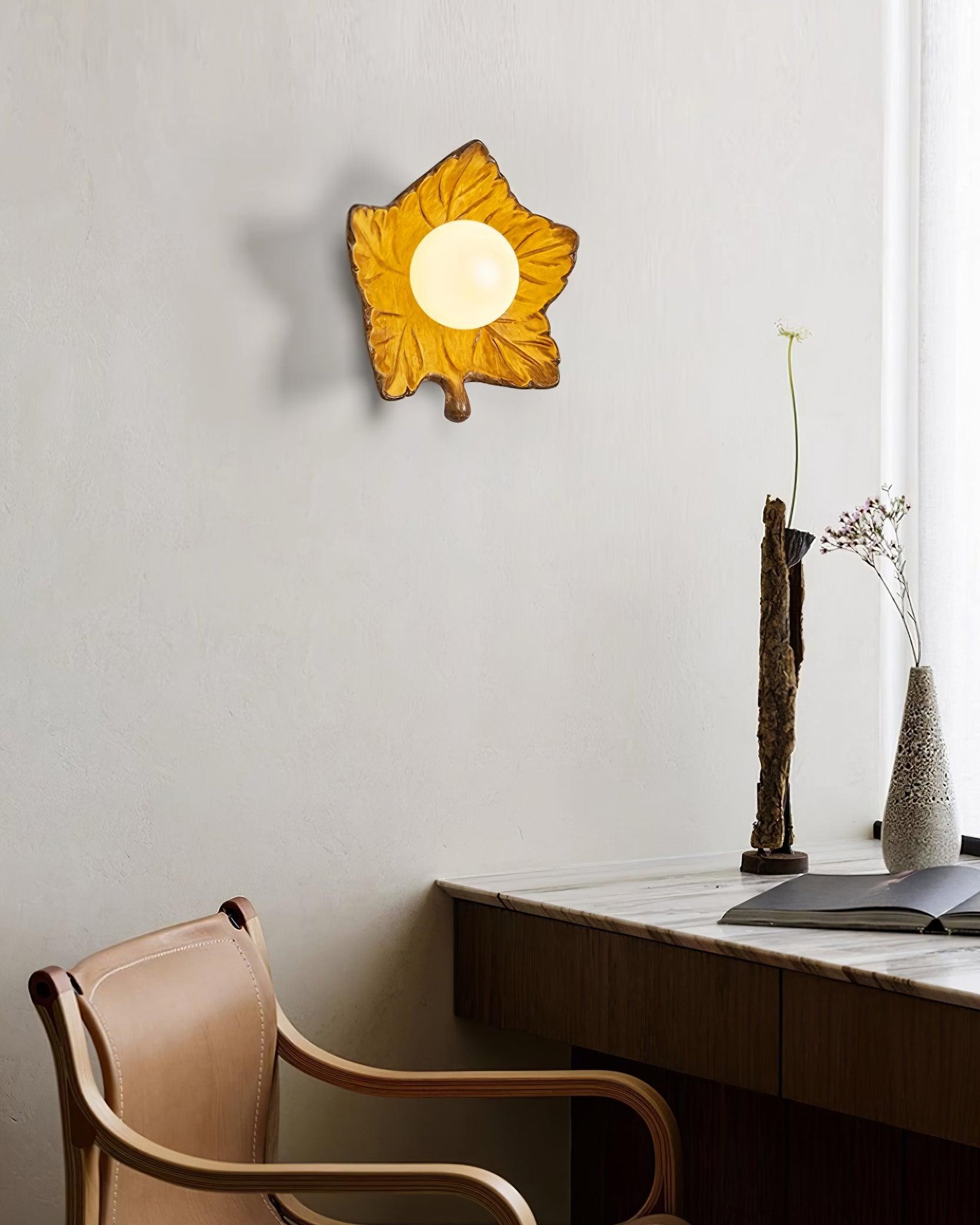 Maple Leaf Wall Light M262