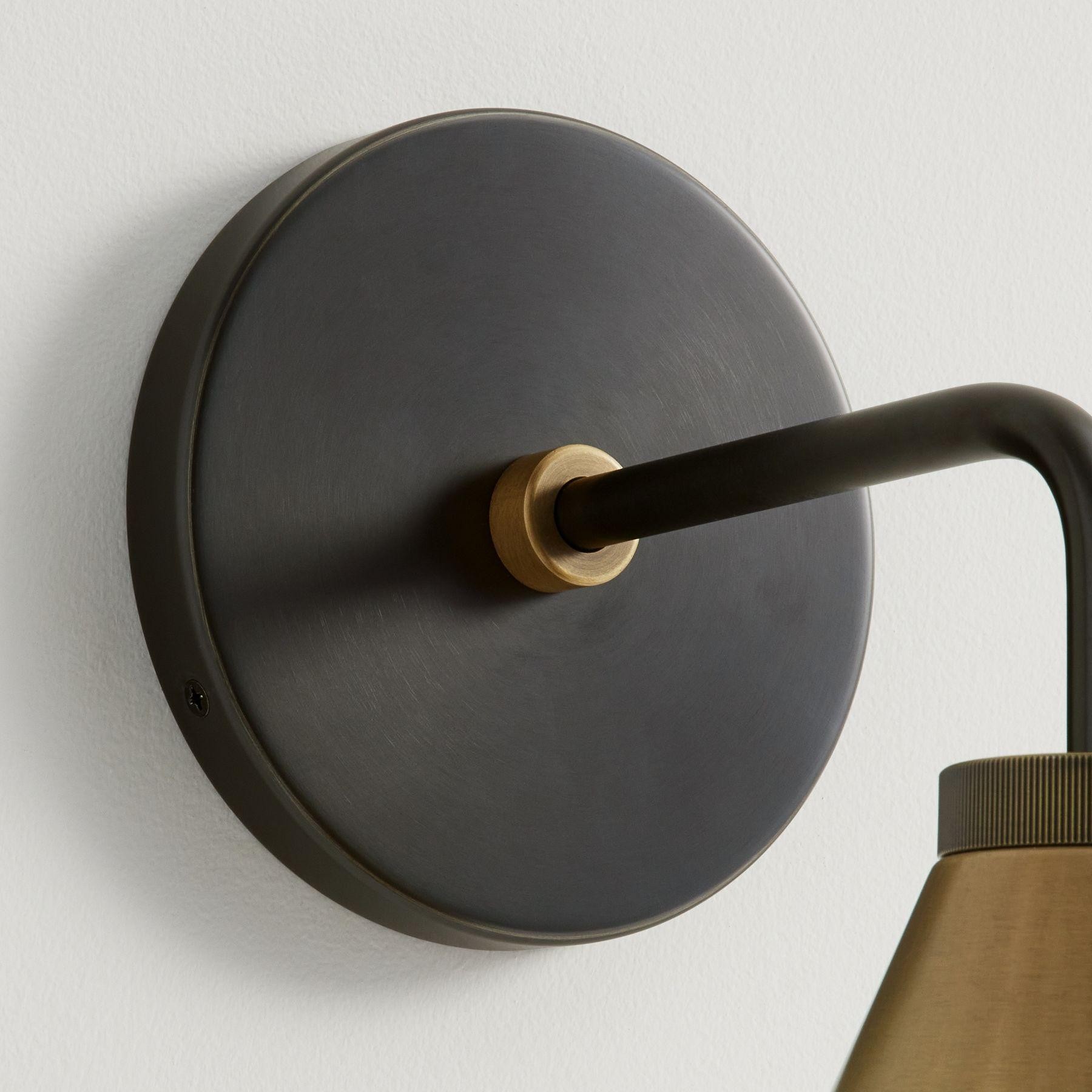 Retro Metal Cone Tapered Sconce Light G34