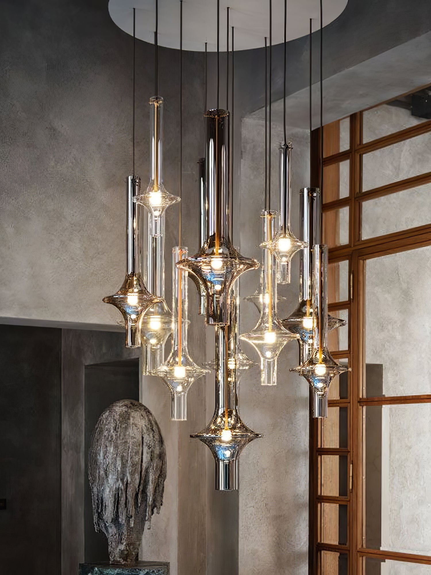 Modern Creative Glass Tube Pendant Lamp M02