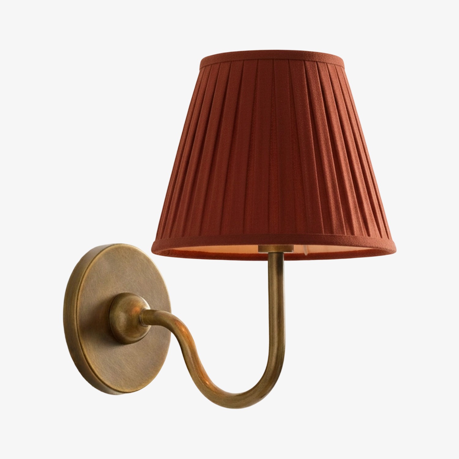 Luvora Modern Pleated Shade Wall Lamp for Bedroom & Living Room T036