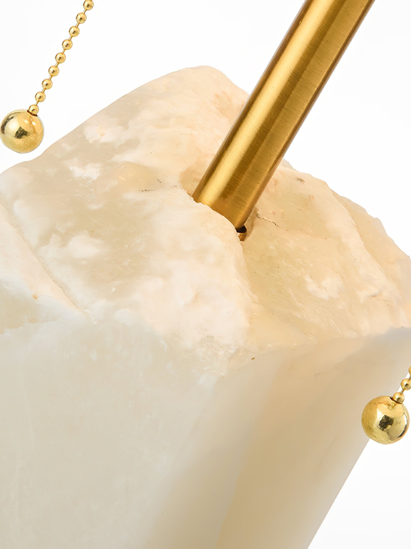 Raw Alabaster Table Lamp T1726