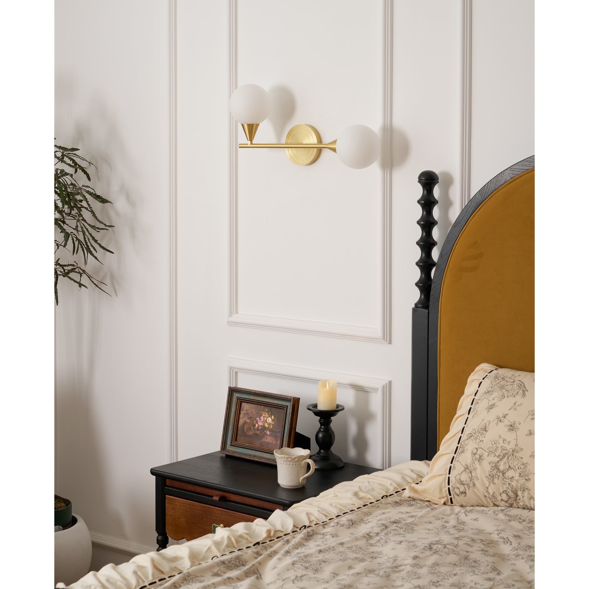 Holten Brass Armed Sconce T1633