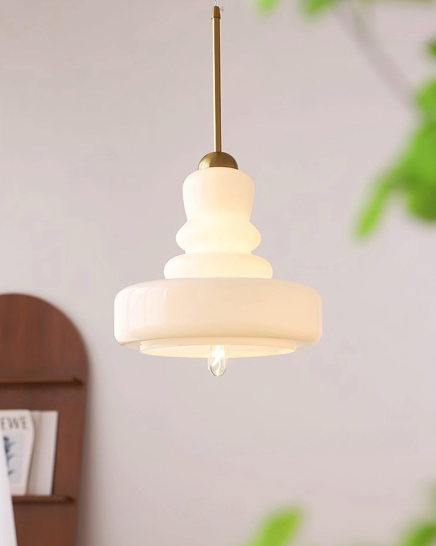 Mid Century Modern Gourd Glass Pendant Light M113