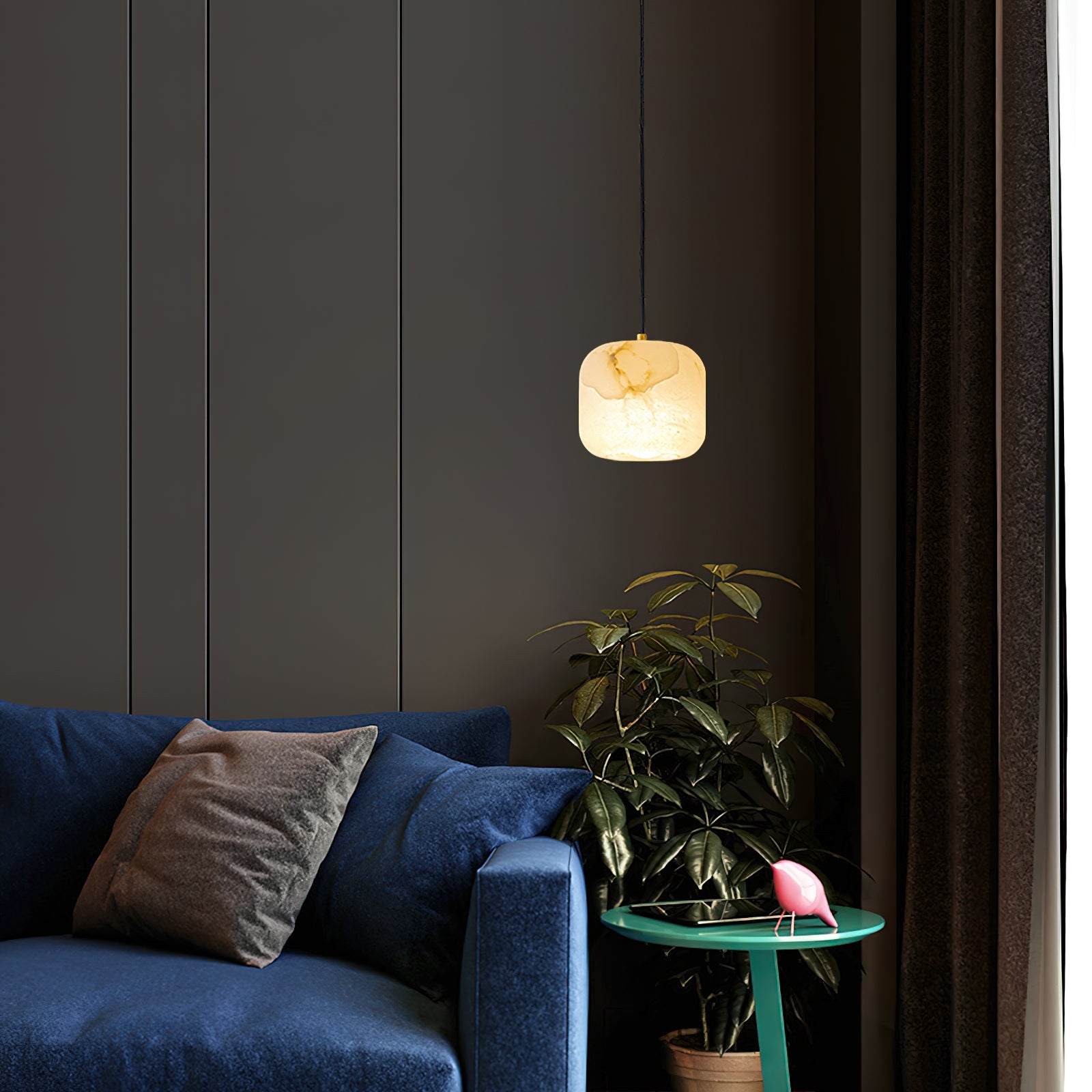 Alabaster Bedside Pendant Light T1647