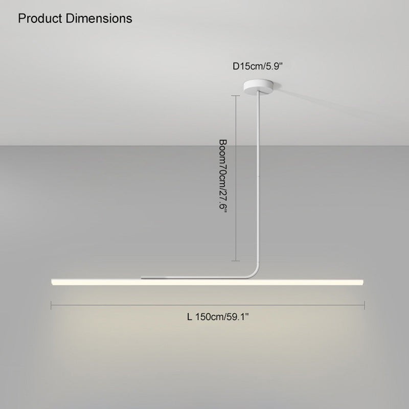 Modern Simple Asymmetrical Linear Pendant Lamp M41