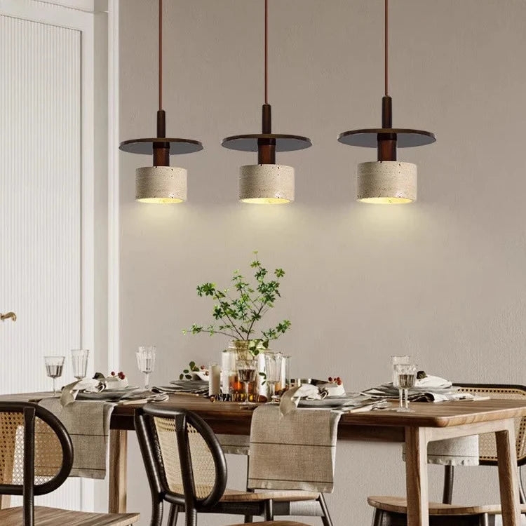 Travertine Vintage Retro Style Pendant Light T2148