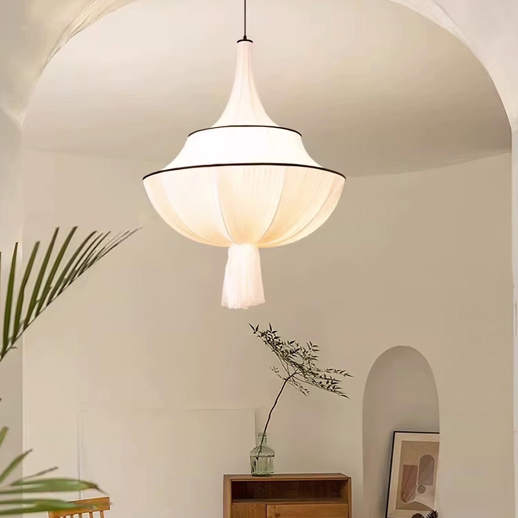 Fabric Art Decorative Pendant Lamp M258