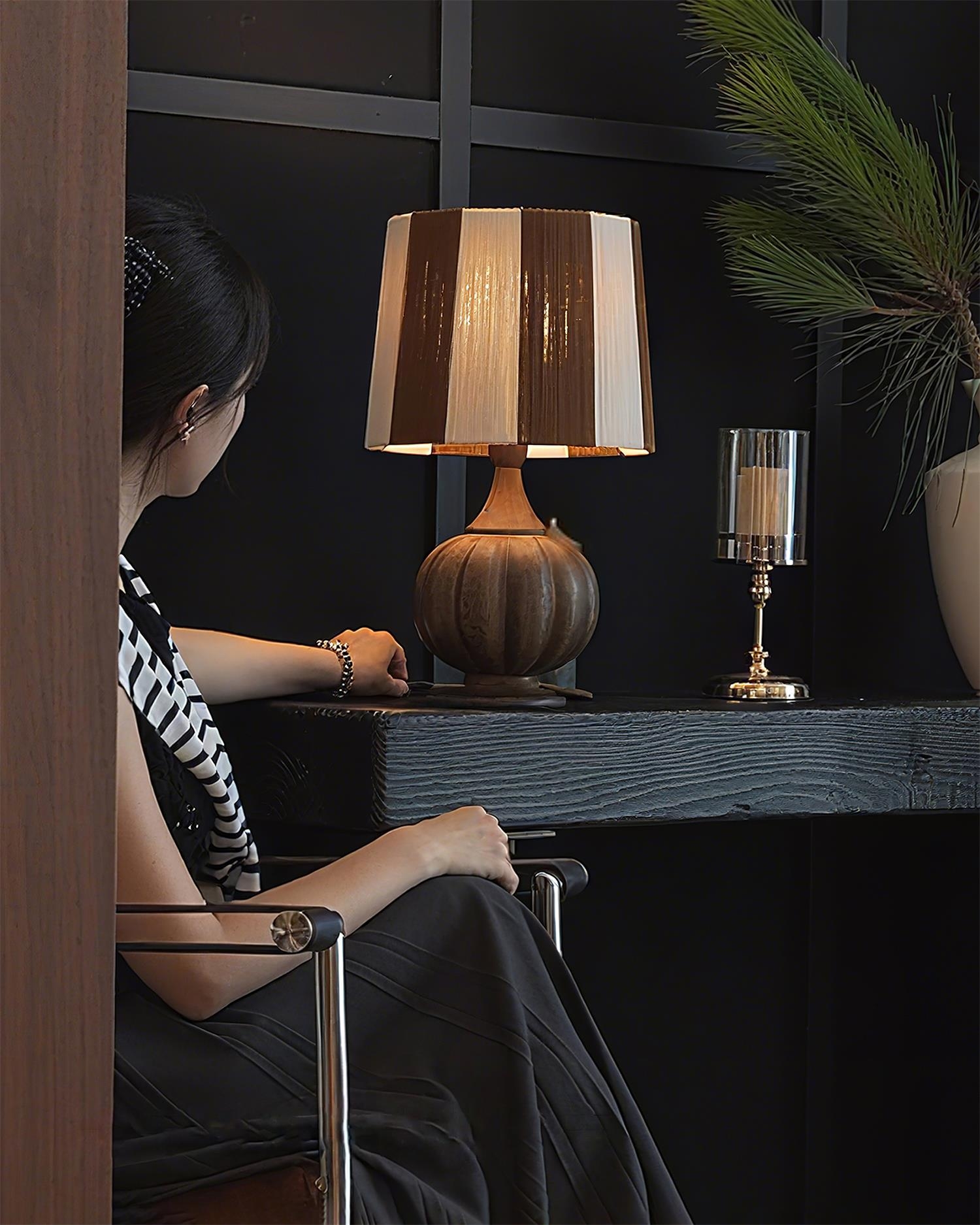 Harmony Stripe Table Lamp T1451