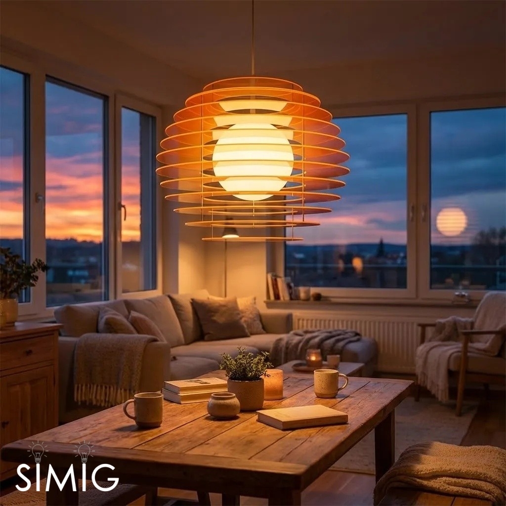 Bauhaus Memphis Acrylic Sunrise Pendant Lamp G78