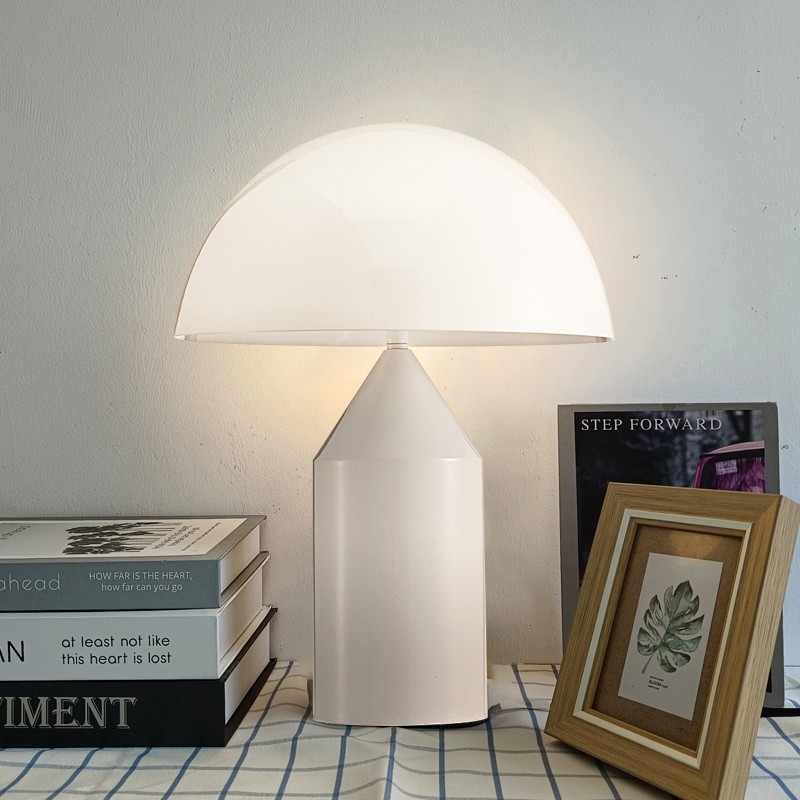 HaloVell Table Lamp Sculptural Dome - Modern Bedroom Lighting