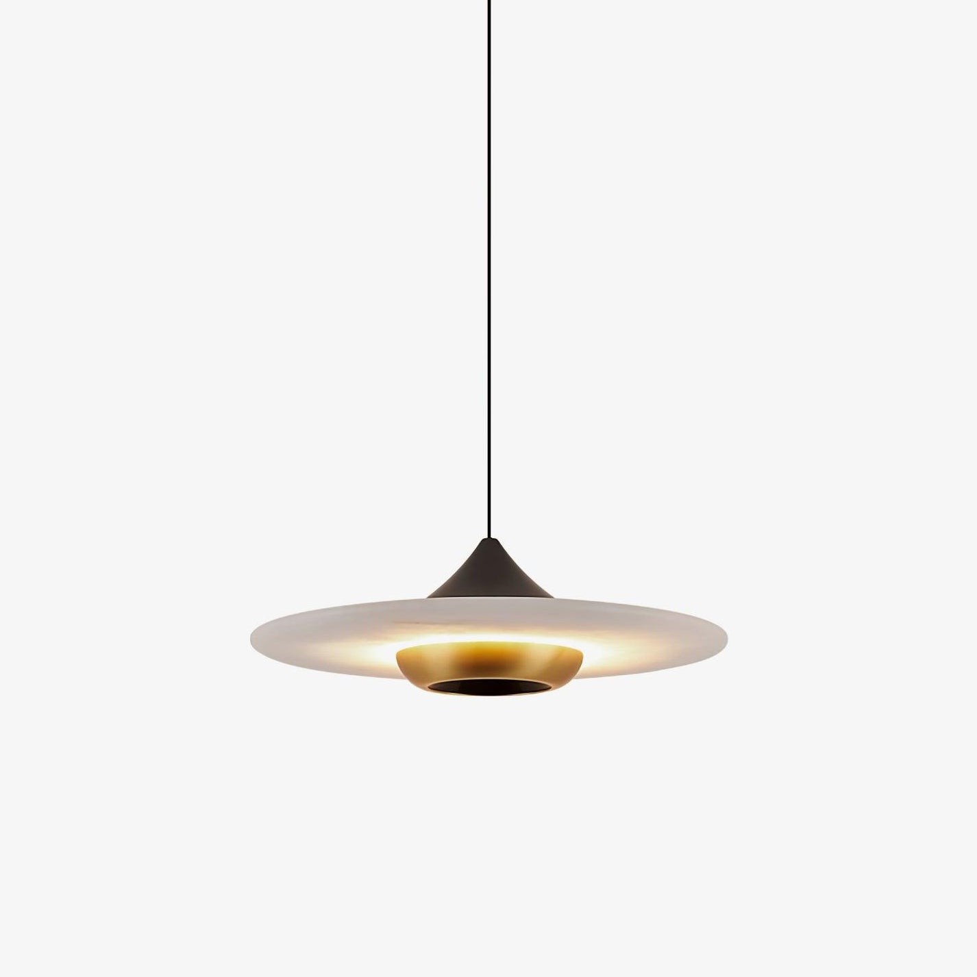 Flying Saucer Marble Pendant Lamp M455