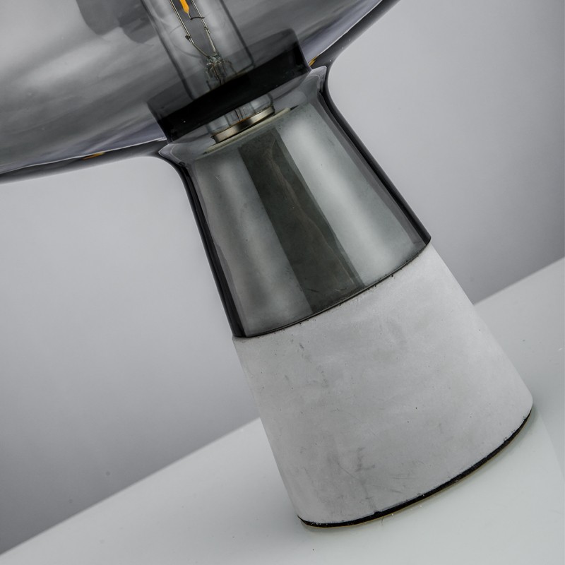 Glass Table Lamp - Glass Dome Nordic Design for Bedroom