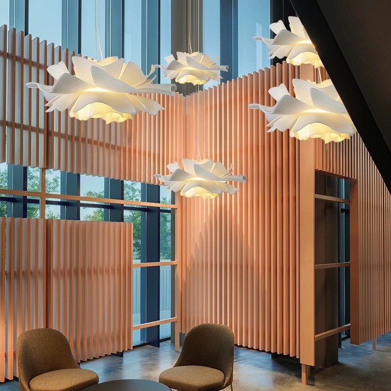 Flower Petal Pendant Light Modern Design - Dining Room Lighting S131