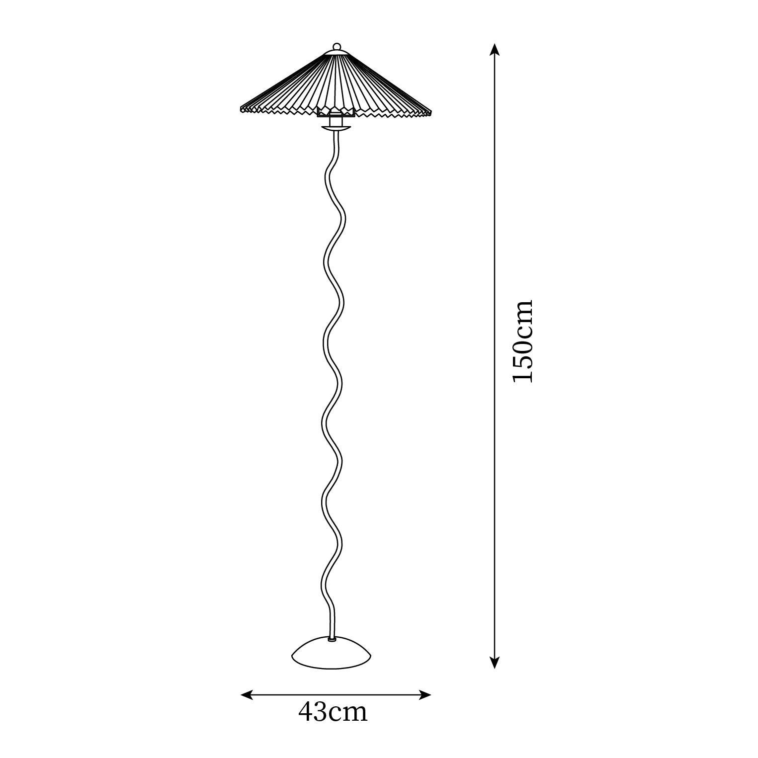 Waveform Exclusive Floor Lamp 17″- 59″ M96