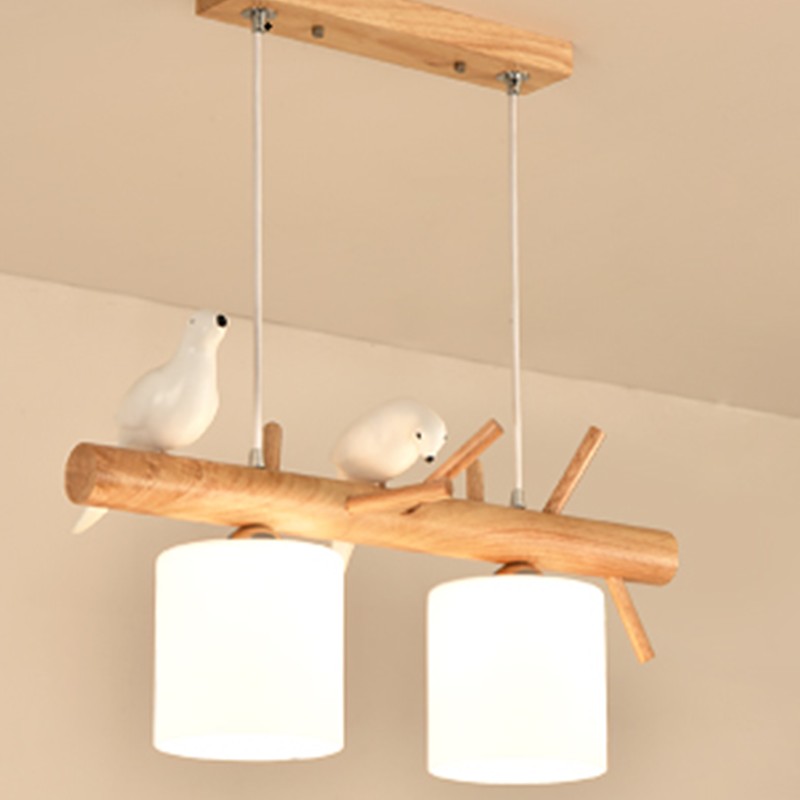 BIRDY Wooden Pendant Light
