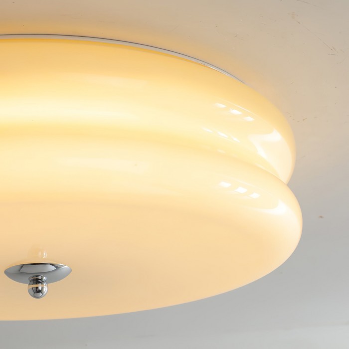 Vintage Glass Flush Mount Ceiling Light S115