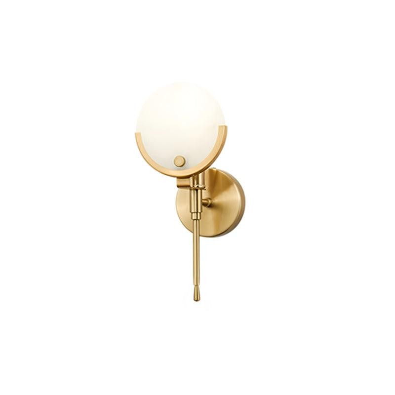 Metal Brass Spherical Bedroom Wall Lamp M573