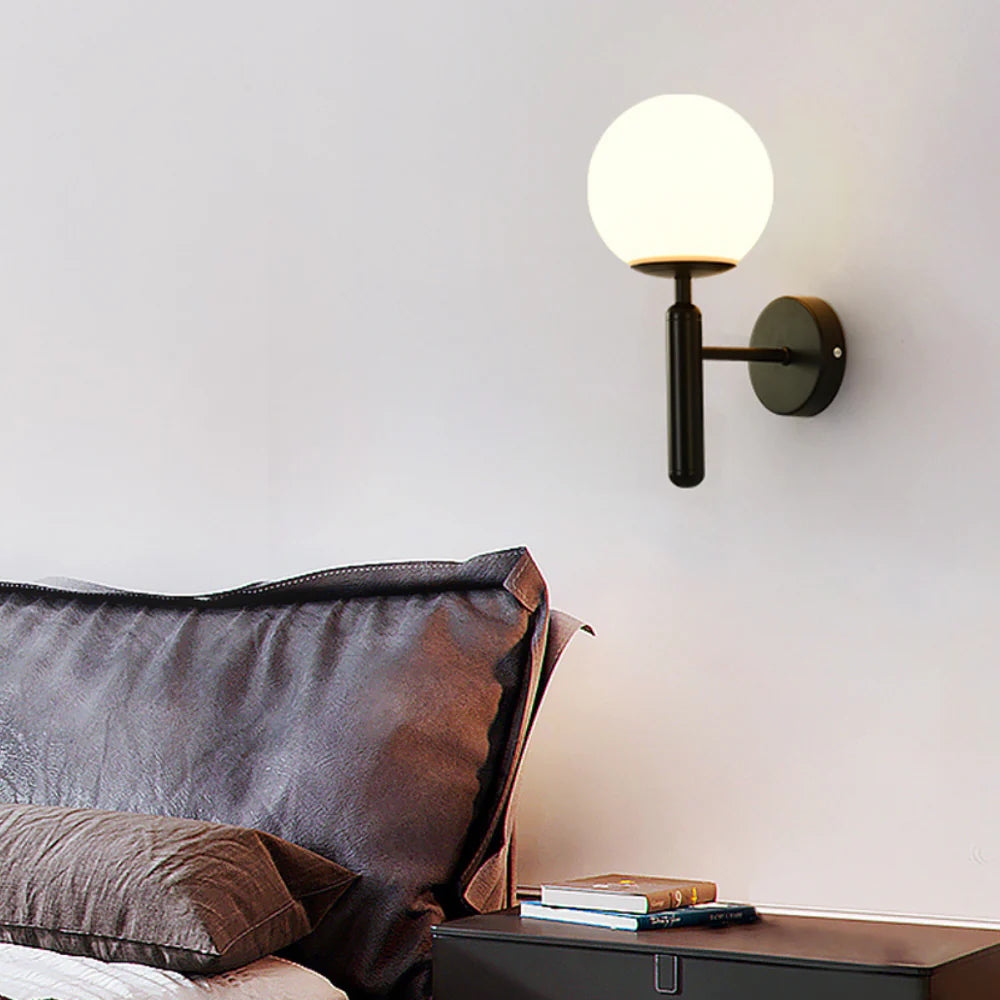 Milky Glow Modern Metal Wall Lamp T2015
