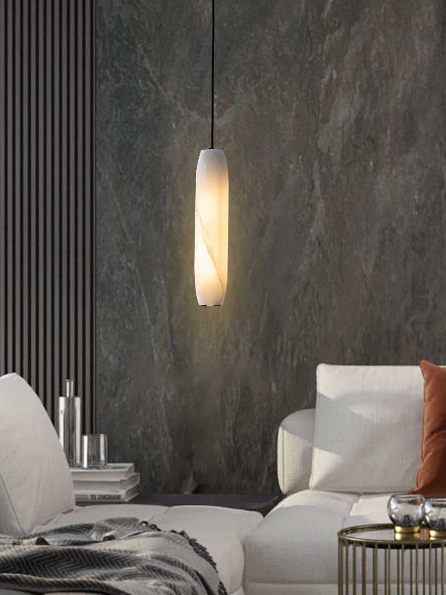 Alabaster Flute Pendant Light T1660