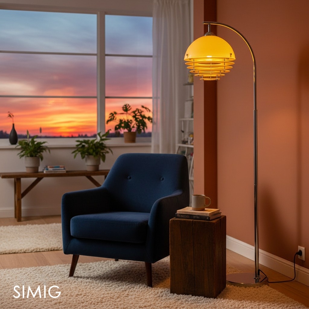 Afterglow Sunset Tiered Floor Lamp - Modern Lamp for Living Rooms G77