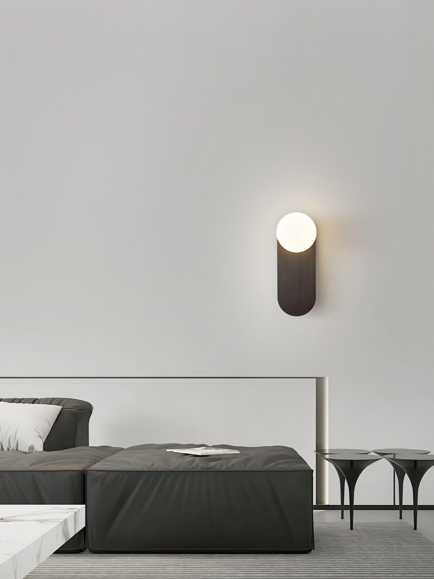 Modern Glass Base Sconce M280