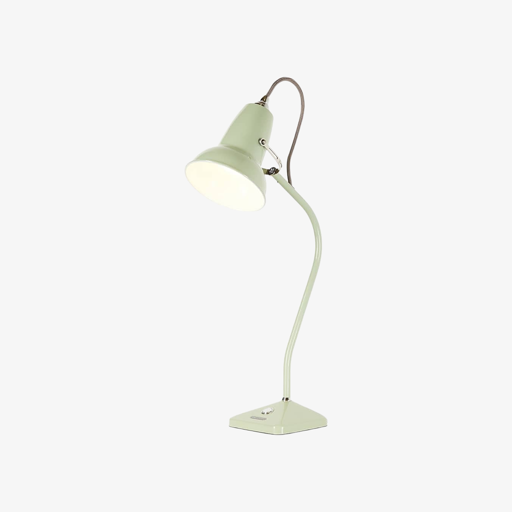 Modryx Pyramid Base Mini Table Lamp - Vintage Metal for Office T574