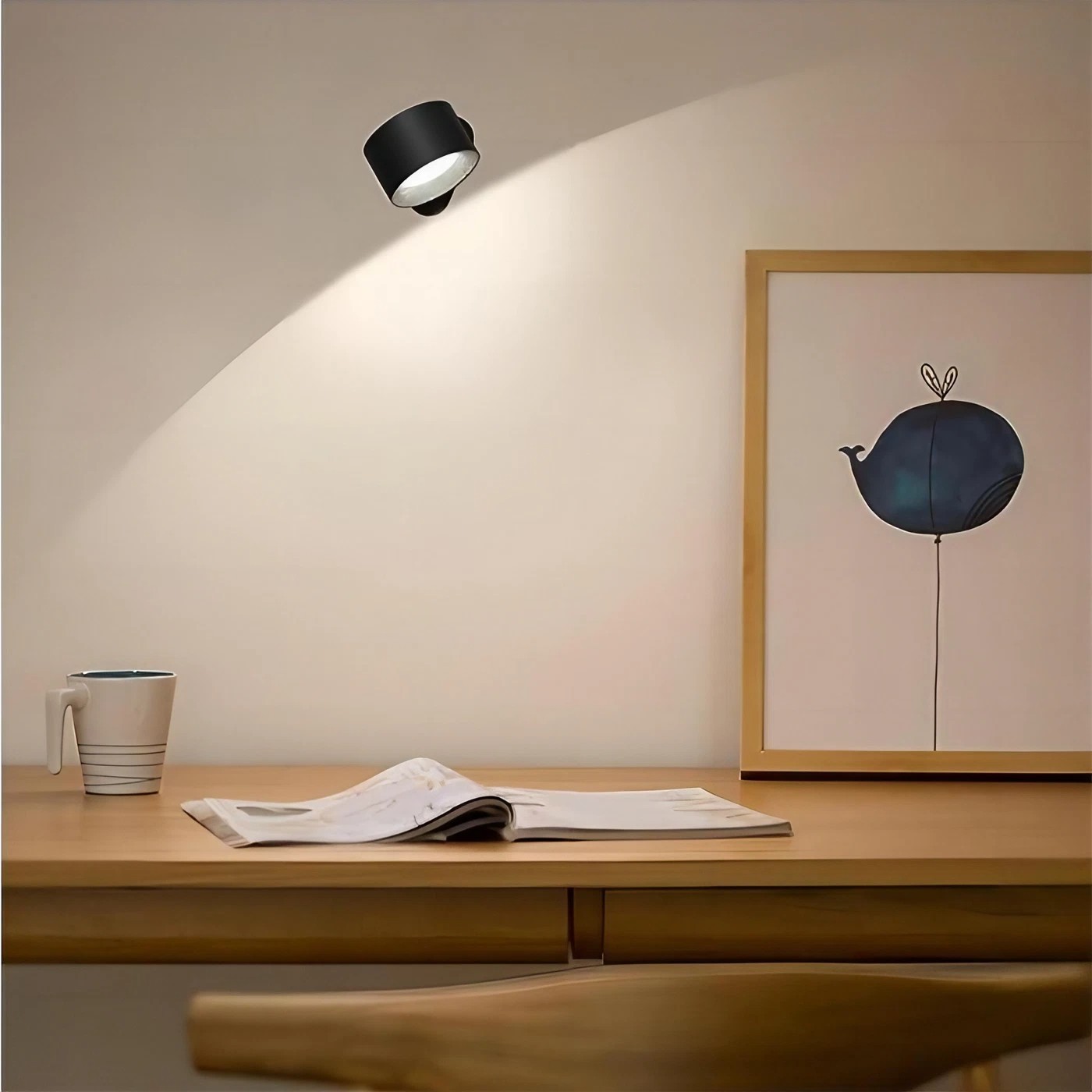 Wireless Rotatable LED Bedside Reading Wall Lamp S58