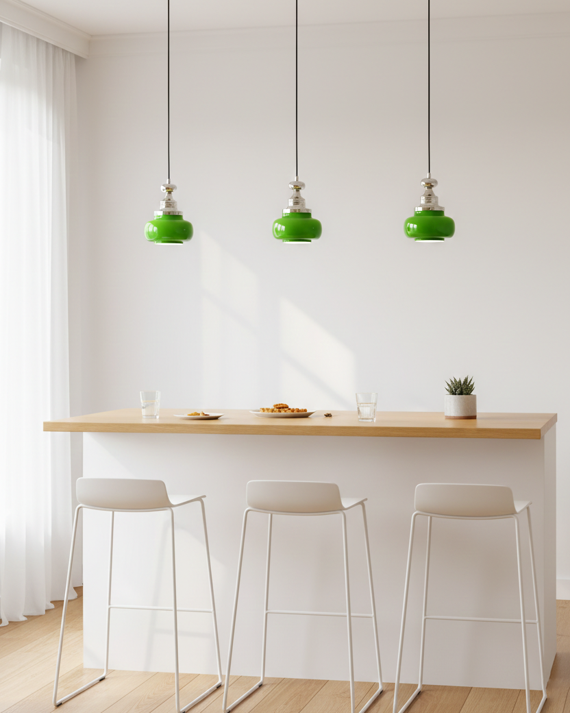 Jade Pulse Pendant Lamp T1563